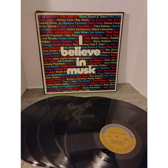 I Believe in Music 6 LP Boxed Record Set Columbia House 6P 6115